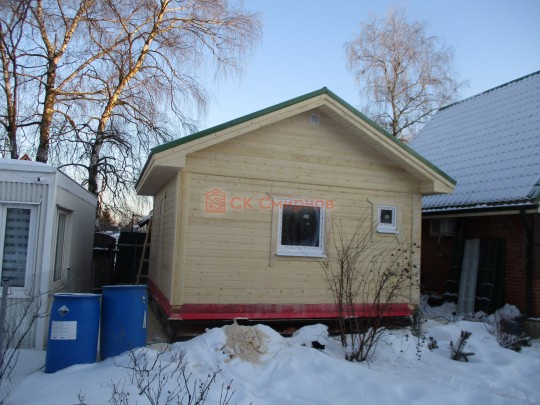 Январь 2023 - баня из бруса №131