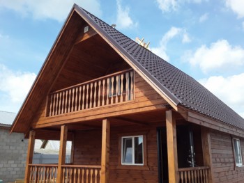 Фото №1: баня из бруса 110