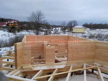 Фото №46: баня из бруса 33